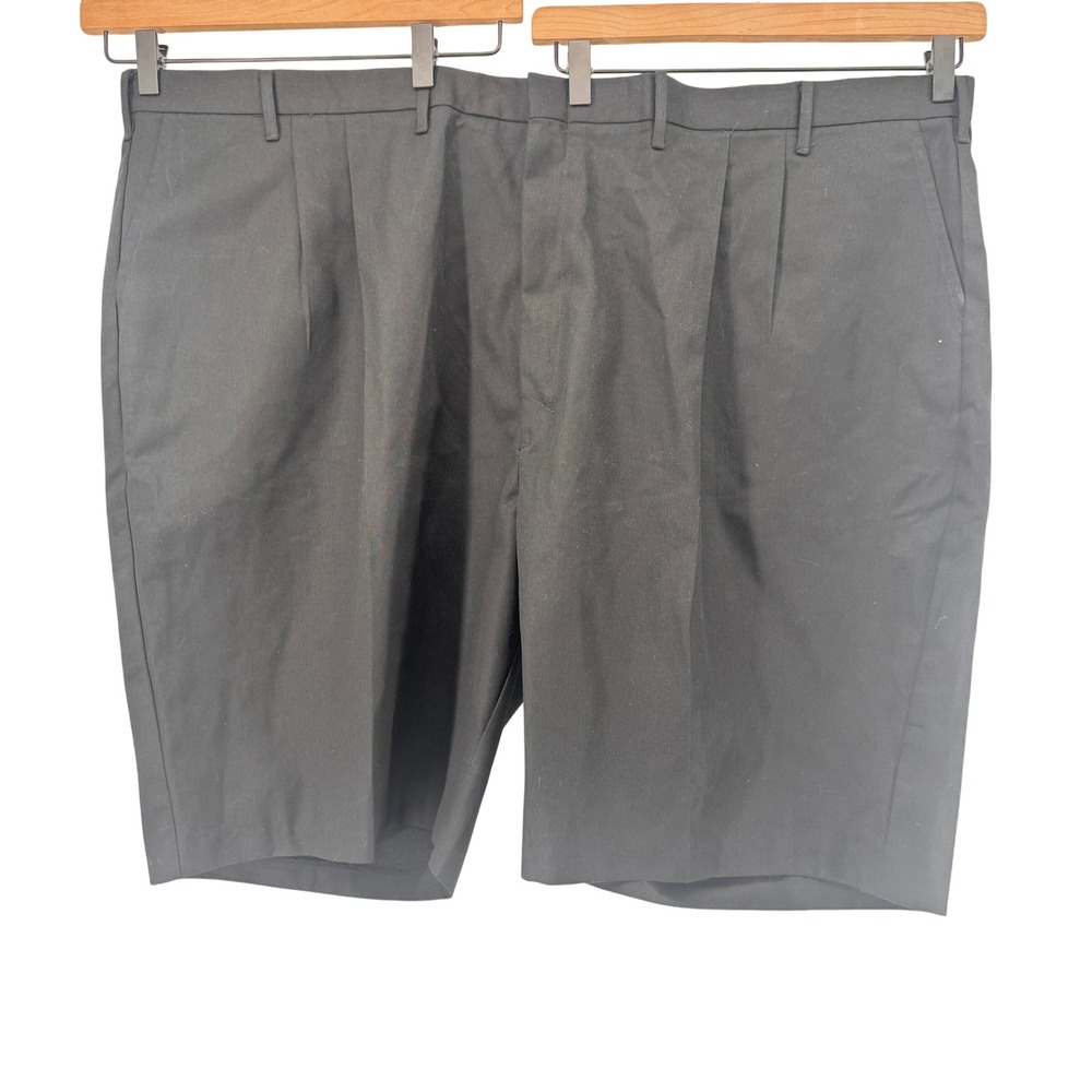 Size 54 Edwards Tuff-Tested‎ Black Pleated Front Shorts Mens 2410-010 Workwear